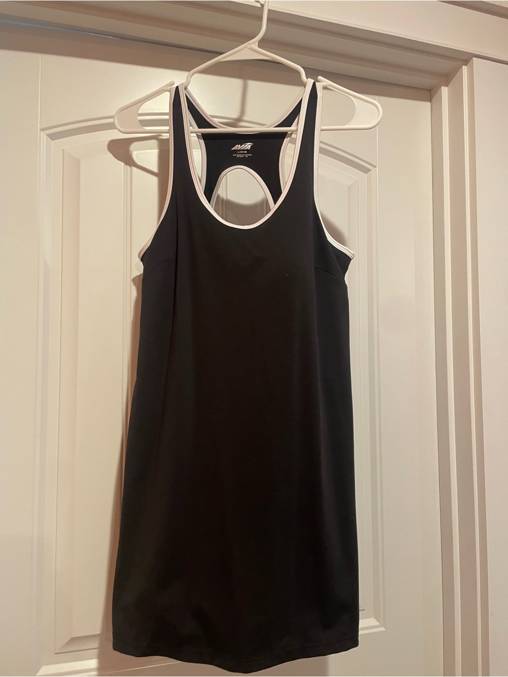 Avia Black Racerback Athletic dress